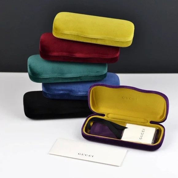 NEW GUCCI BLACK BLUE SUNGLASSES GUCCI MEN EYEWEAR - Picture 5 of 5